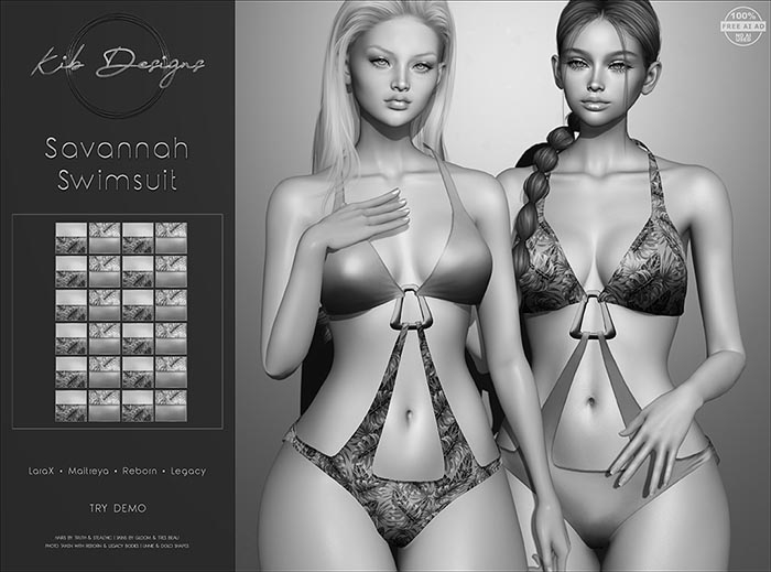KiB Designs - Savannah Swimsuit DEMO