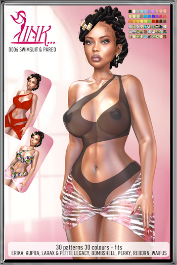 Pink...  0006 - Swimsuit & Pareo