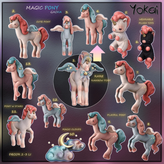 4.YOKAI - Magic Pony - Cute Pony [candy]