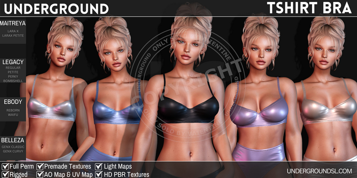 [UG MESH] TSHIRT BRA