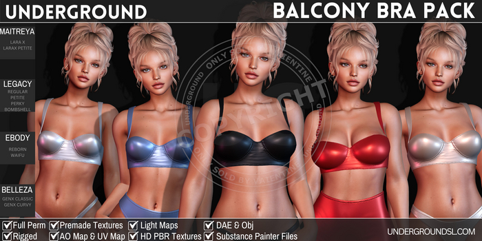 [UG MESH] BALCONY BRA PACK (DAE)