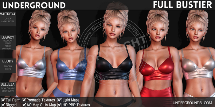 [UG MESH] FULL BUSTIER
