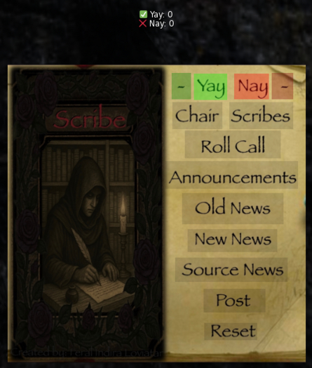 Councilkeeper Scribe HUD