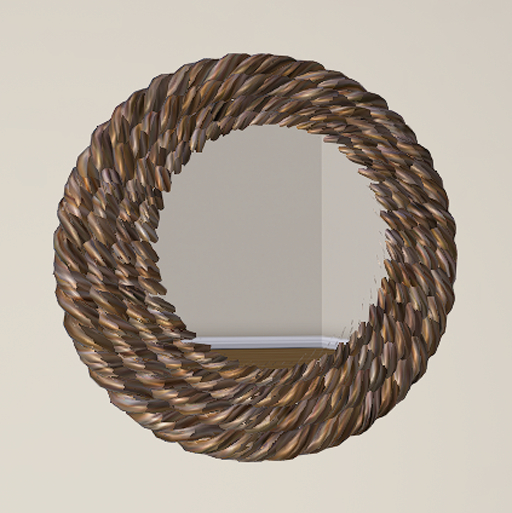 Rope Wrapped Mirror PBR