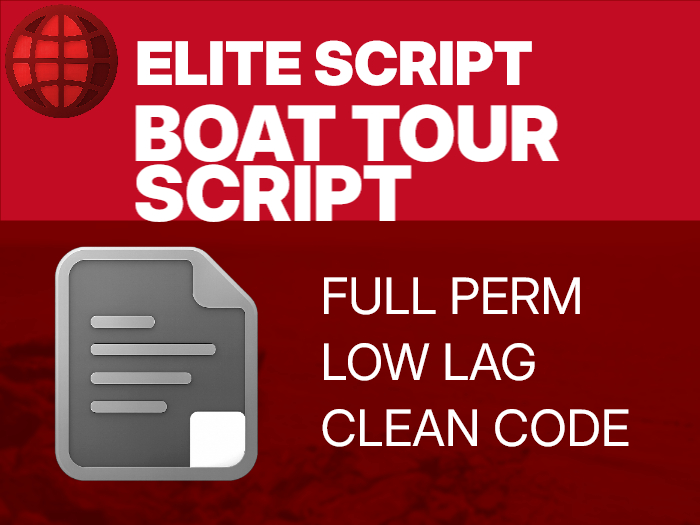Tour Boat SCRIPT FULL PERMS PRO