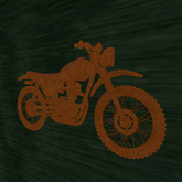 Metal Motorcycle Wallart