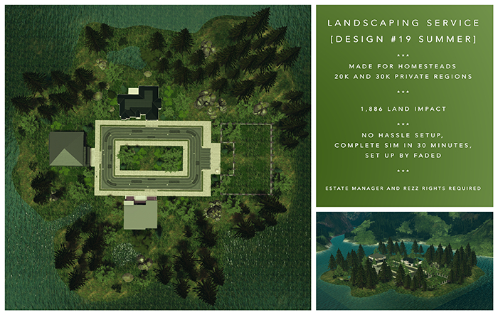[F] Landscape 19 - SUMMER - Perfect Pines (Homestead)