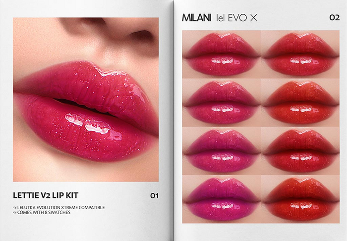 MILANI - "LETTIE V2" LIP KIT / FATPACK