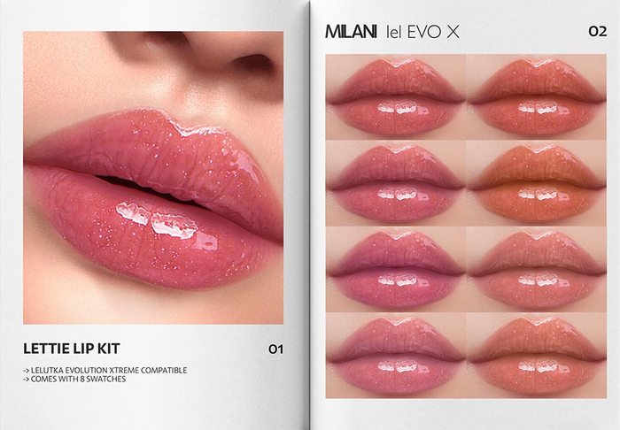 MILANI - "LETTIE" LIP KIT / DEMO