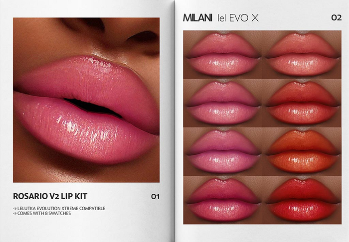 MILANI - "ROSARIO V2" LIP KIT / DEMO