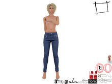 Full Perm Zip Decorated Pants Maitreya, Ocacin Standard, Slink, Belleza,Tonic, Ocacin Voluptuous, Tonic