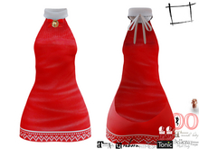 WC928 Little Bell Collar Neck Daring Open Back Mini Dress