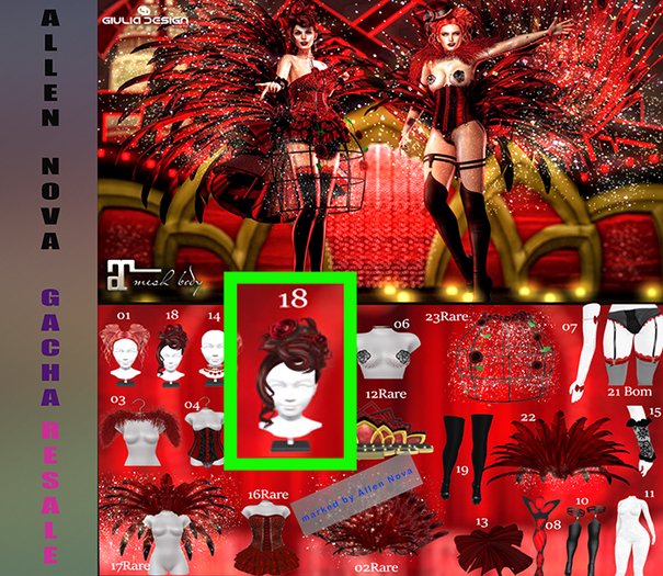 ❣️ 18 Hair2-[GIULIADESIGN]-Moulin Rouge- SALE !