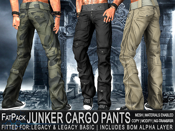 FATPACK - ZED 9x Legacy Junker Cargo Pants - Male - COPY MOD