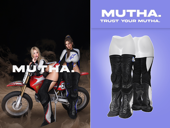 MUTHA. Riley Boot Chaps - Pitch [UNPACK]