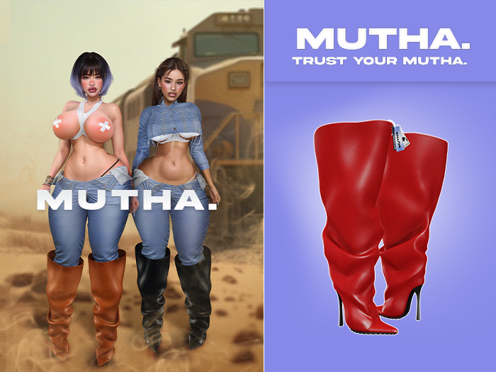 MUTHA. Tyra Slouch Boots - Spark [UNPACK]