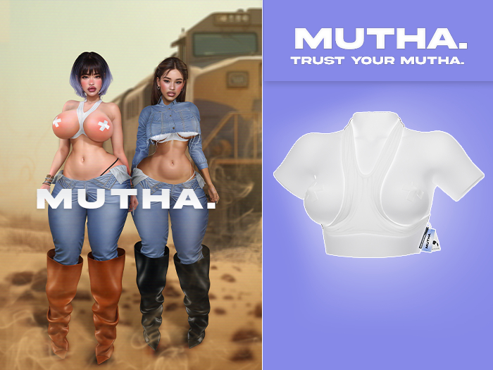 MUTHA. Tyra Pulled Tank - Salt [UNPACK]