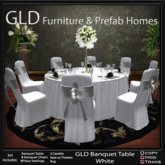 GLD BANQUET TABLE White