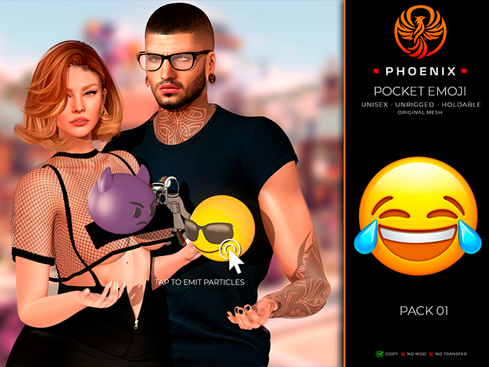 Phoenix - Pocket Emoji PACK 01