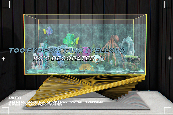 [KC] - Too Fye Fish Tank (yellow)
