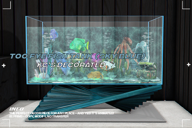 [KC] - Too Fye Fish Tank (sky blue)