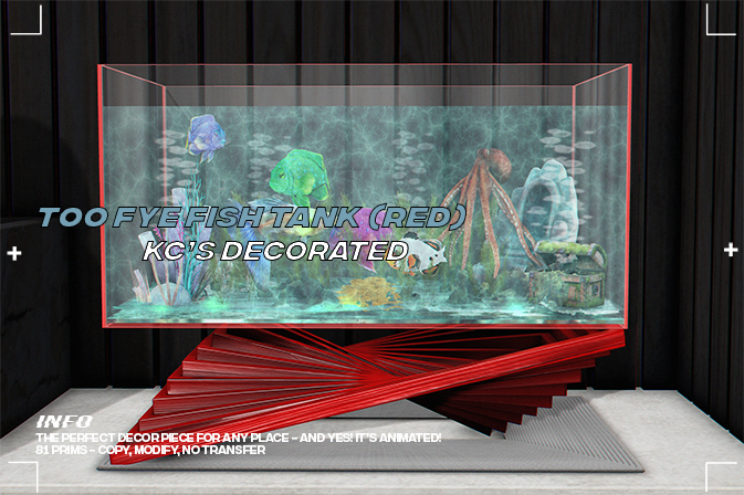 [KC] - Too Fye Fish Tank (red)