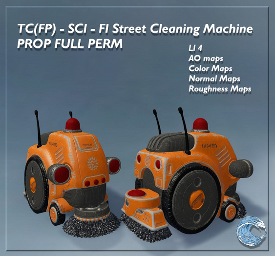 Second Life Marketplace - TC(FP) - SCI - FI Street Cleaning Machine ...