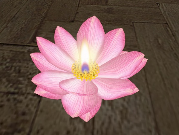 Lotus Prayer Candle