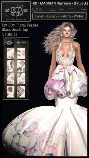=ED= MADIGAN - (Hydrangea FATPACK) - [LX,L,R,W]