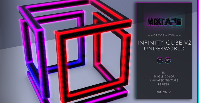 MIXTAPE Decor - infinity cube V2 - underworld 