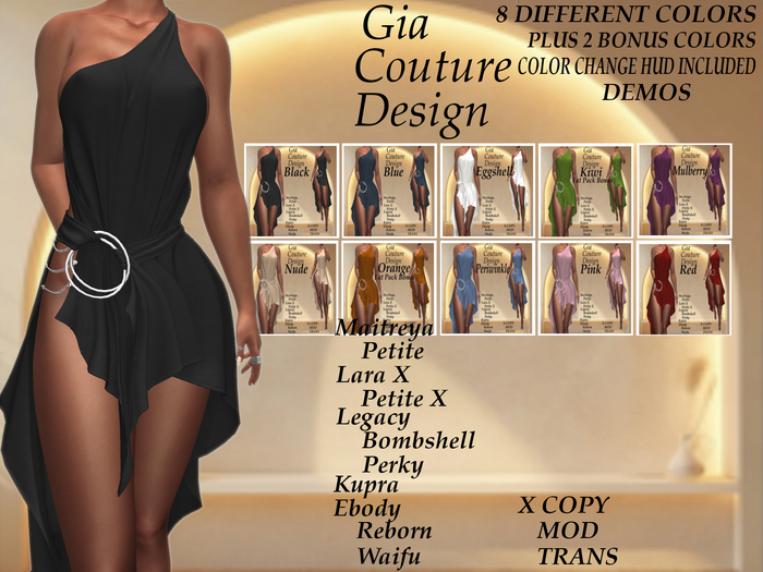 "GCD" Aleesi Silk Dress DEMOS