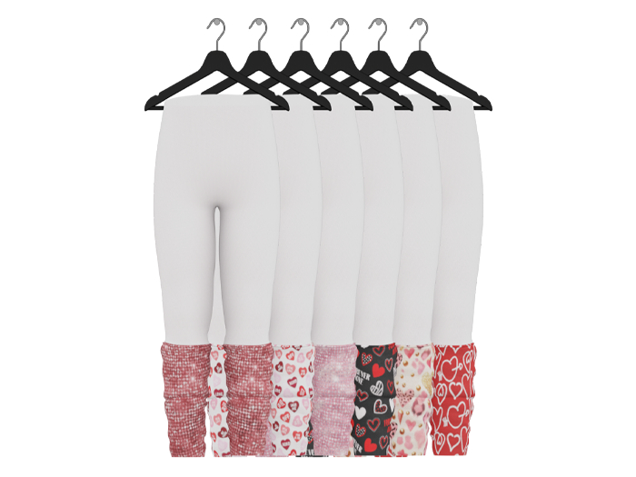 *SM*Brynlee Pants White Valentine Pack {ADD ME}
