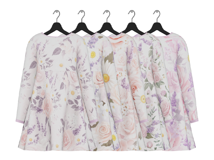 *SM*Valley Dress  Florals{ADD ME}