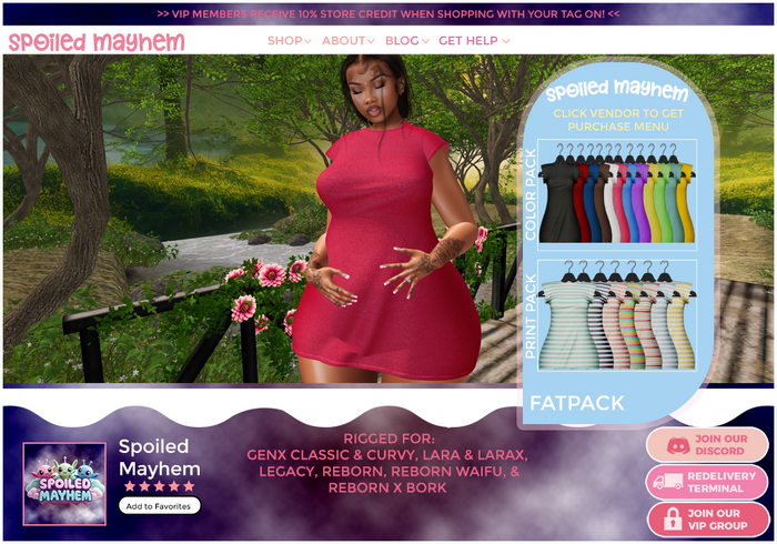 *SM*Lori Tee Dress DEMO {ADD ME}