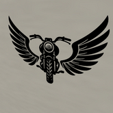 Motorcycle Wings Black