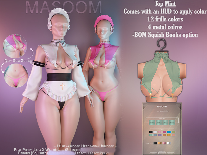 [[ Masoom ]] Vow Breaker Top - Mint