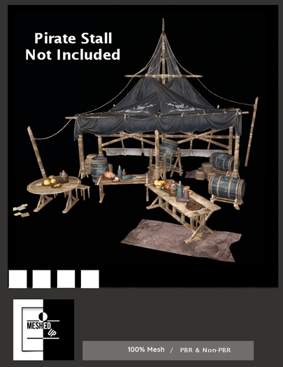 MeshedUp: Pirate Barrels and Tables - PBR