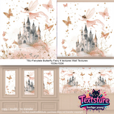 TBJ-Fairytale Butterfly Fairy 4 textures Wall Textures 1024x102