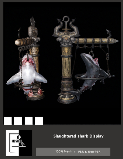 MeshedUp: Slaughtered shark Display PBR