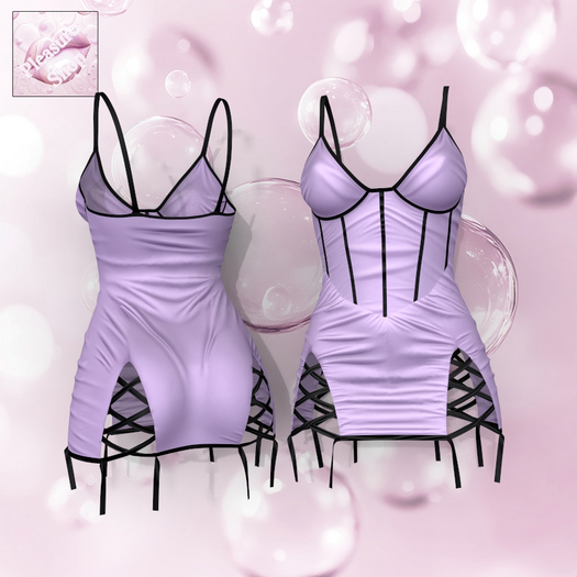 Lilac Lacings Dress LEGACY