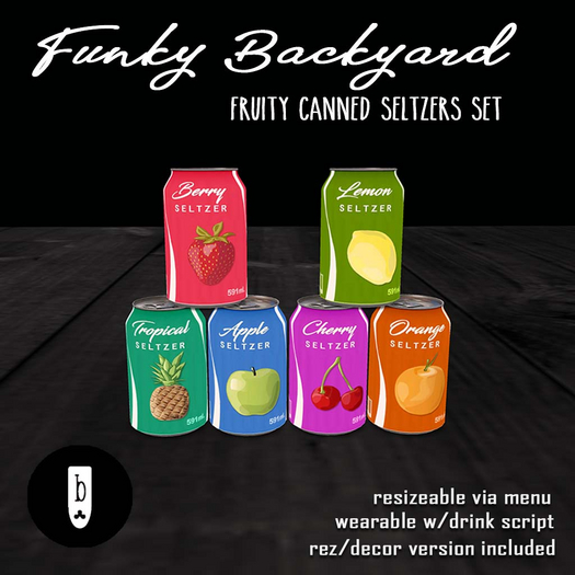 ~Ballade~ Funky Backyard Fruity Seltzers Set (R)