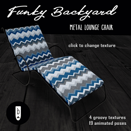 ~Ballade~ Funky Backyard Lounge Chair Set