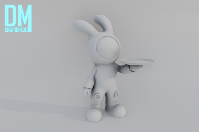 Astronaut Statue Full Perm Mesh