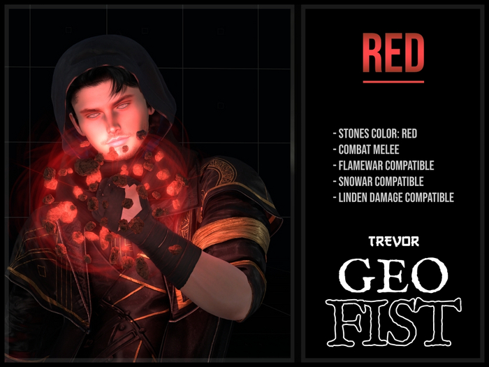 [TREVOR] - GEO FIST - (RED)