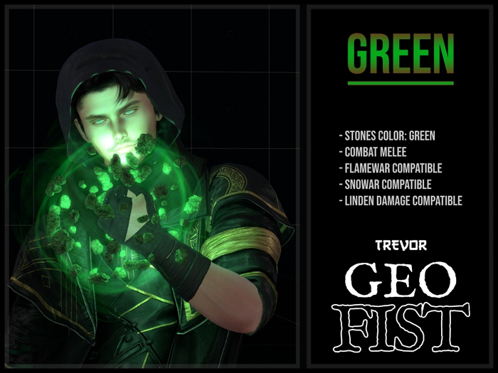 [TREVOR] - GEO FIST - (GREEN)