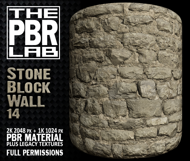 The PBR Lab - Stone Block Wall 14
