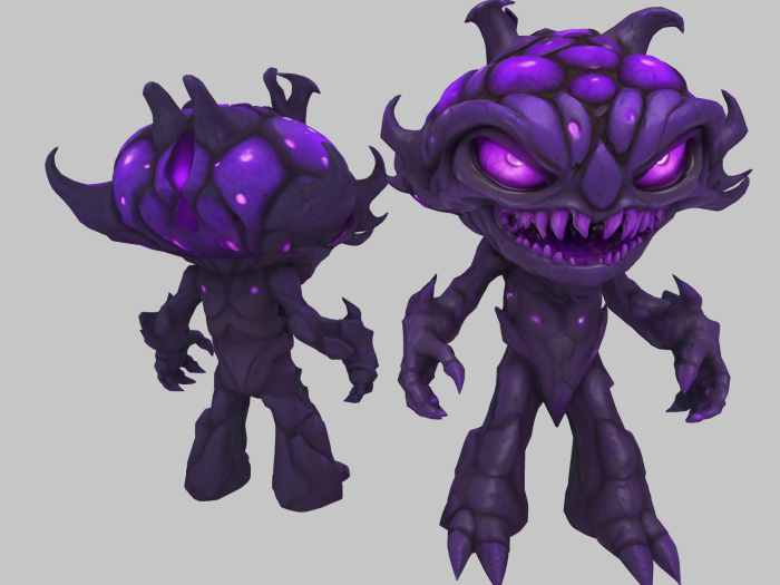 Purple Alien Monster FULL PERM