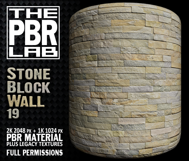 The PBR Lab - Stone Block Wall 19