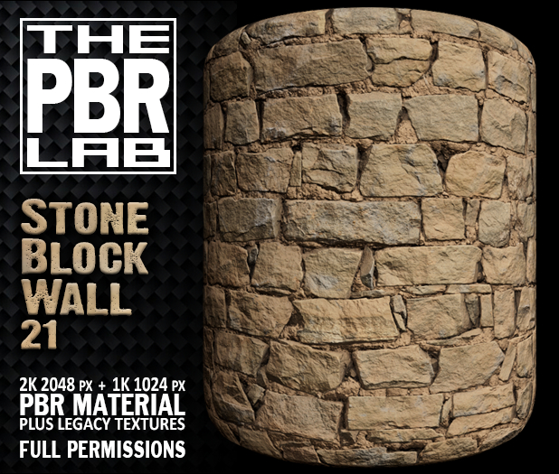 The PBR Lab - Stone Block Wall 21