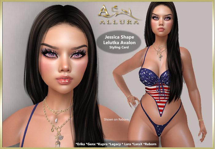 99L PROMO ~ALLURA~Jessica Shape Lelutka Avalon